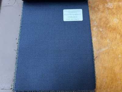 CNB1018 CANONICO dòng tiêu chuẩn Super110's PERENNIAL họa tiết mắt chim màu xanh navy