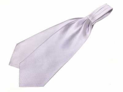 AS-803 Cà vạt ascot lụa sản xuất tại Nhật, màu oải hương