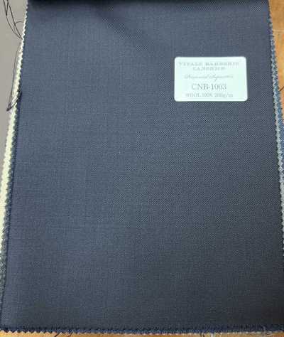 CNB1003 CANONICO Mặt hàng tiêu chuẩn Super110's PERENNIAL trơn xanh navy đậm