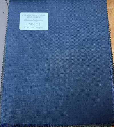CNB1011 CANONICO Mẫu cơ bản Super110's PERENNIAL màu xanh navy trơn
