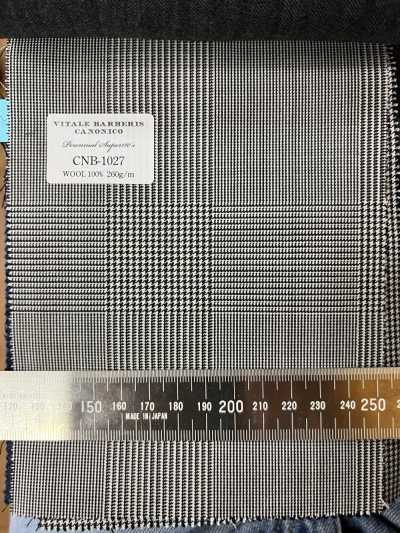 CNB1027 CANONICO Mẫu kinh điển Super110's PERENNIAL caro Glen