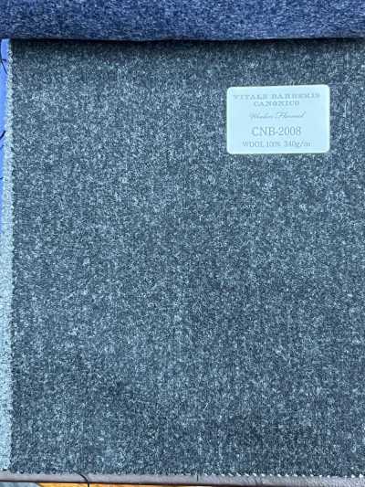 CNB2008 CANONICO flannel len kinh điển xám đậm trơn