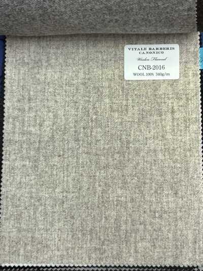 CNB2016 CANONICO vải flannel len tiêu chuẩn màu be nhạt trơn