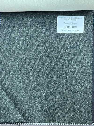 CNB2018 CANONICO dòng cơ bản flannel len màu xám đậm trơn