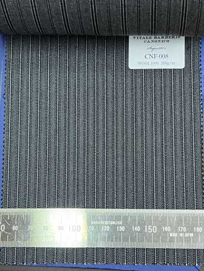 CNF008 CANONICO dòng tiêu chuẩn Super110's vải nhung côt màu xám dùng may quần