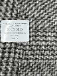 54CN5115 CANONICO TRUYỀN THỐNG WORSTED 21μ Glen Kẻ Caro Grey[Vải] CANONICO Ảnh phụ