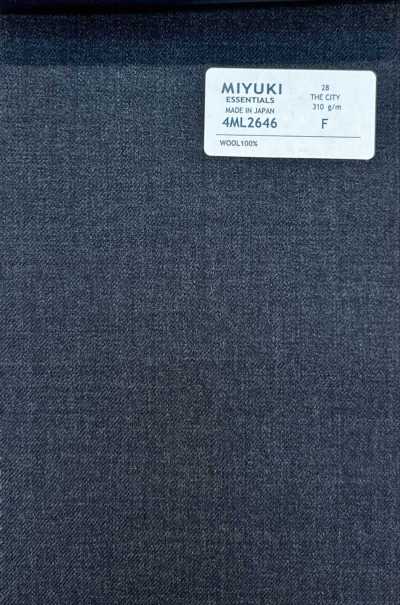 4ML2646 26AW THE CITY vải chéo xám than