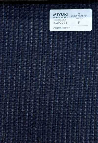 4MP2771 25AW OLDEN YEARS Sọc xen kẽ màu xanh navy đậm