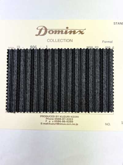 806 Trang trọng DOMINX Bộ sưu tập tiêu chuẩn vải nhung kẻ màu xám