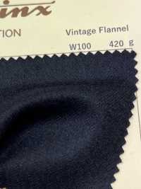 4526 Vintage Flannel DOMINX Standard Collection 6 Màu Đen Xám Xám Xanh Đậm Nâu Trắng[Vải] Vải Len Kuzuri (DOMINX) Ảnh phụ