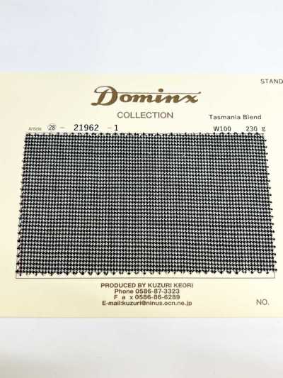 21962 Len pha Tasmania DOMINX Bộ sưu tập tiêu chuẩn len chất lượng cao họa tiết houndstooth