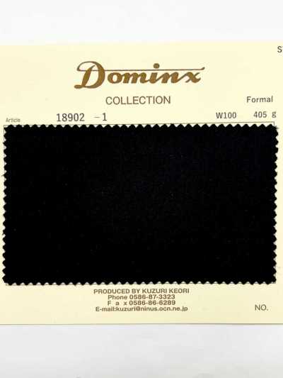 18902 Formal DOMINX Bộ sưu tập tiêu chuẩn vải doeskin mật độ cao, nhẹ, màu đen
