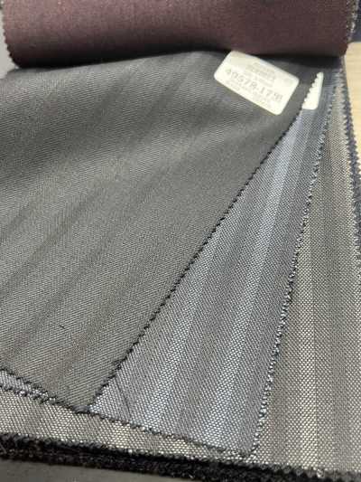 SILK&WOOL Hỗn Hợp Vải Chambray Kẻ Sọc Thay Thế Tất Cả Các Mùa