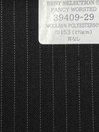 39409 Sọc Phấn Kẻ Sọc Polyester Chống Nhăn FANCY WORSTED[Vải] Công Ty TNHH Kunishima Ảnh phụ