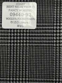 09440 Kẻ Caro Glen Polyester Chống Nhăn FANCY WORSTED[Vải] Công Ty TNHH Kunishima Ảnh phụ