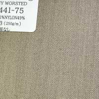 46441-75 25SS LỰA CHỌN TỐT NHẤT [FANCY WORSTED] Fancy Worsted Vải Trơn Không Hoạ Tiết Màu Be Công Ty TNHH Kunishima Ảnh phụ