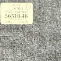 56510-48 25SSHERDREX [TWILL CHAMBRAY] Vải Vải Chambray Vân Chéo Màu Xanh Vải Trơn Không Hoạ Tiết Công Ty TNHH Kunishima Ảnh phụ