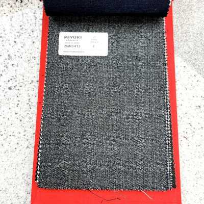 2MN3413 25SS vải MIYUKI VARAIETES GINZA màu xanh navy trơn