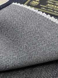 896S4311-38 Chỉ đơn NIKKE NIKKE DENIM Màu Xanh Navy Vải Trơn Không Hoạ Tiết 140 Chỉ đơn NIKKE Ảnh phụ