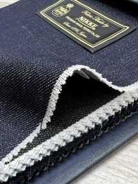 896S4311-38 Chỉ đơn NIKKE NIKKE DENIM Màu Xanh Navy Vải Trơn Không Hoạ Tiết 140 Chỉ đơn NIKKE Ảnh phụ