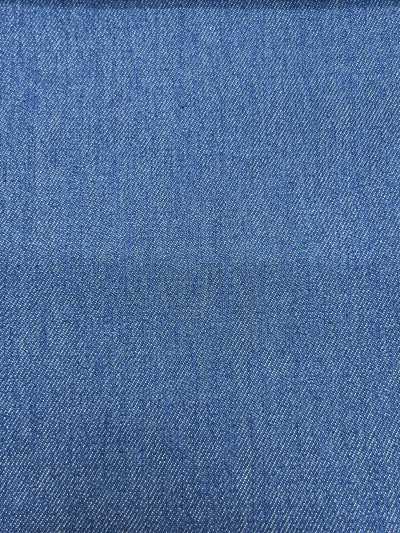 896S4311-34 NIKKE denim len lông cừu xanh nhạt trơn S140s