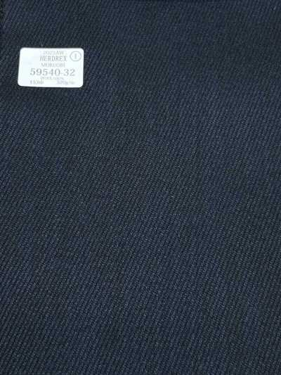 59540-32 26AW HERDREX 【MOKUORI】 Mokuori xanh navy dệt chéo karze len khử mùi