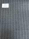 59542-63 25AW HERDREX [MOKUORI] Lăn Khử Mùi Mokuori Medium Gray Pencil Kẻ Sọc Wool
