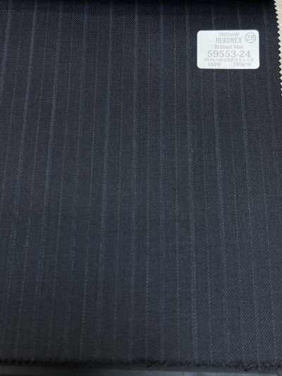 59553-24 26AW HERDREX 【Brilliant Max】 Brilliant Max xanh navy đậm kẻ sọc xen kẽ