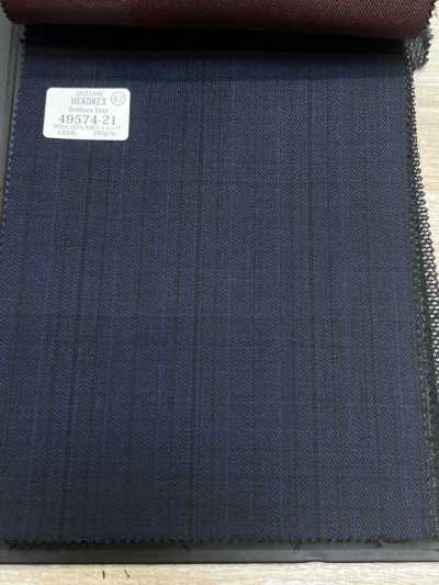 49574-21 26AW HERDREX 【Brilliant Max】 Brilliant Max xanh navy kẻ caro