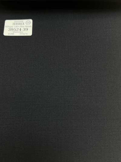 39524-39 26AW HERDREX 【80 SUPER 100'S NINE MONTH】 Xanh navy trơn