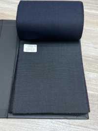 01163-37 25AW HERDREX [Lụa & Len] Lụa Và Len Vải Trơn Không Hoạ Tiết Navy Công Ty TNHH Kunishima Ảnh phụ