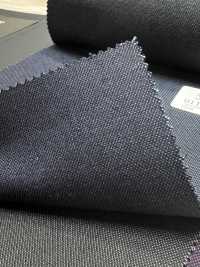 01163-42 25AW HERDREX [Lụa & Len] Lụa Và Len Xanh Navy Vải Trơn Không Hoạ Tiết Công Ty TNHH Kunishima Ảnh phụ