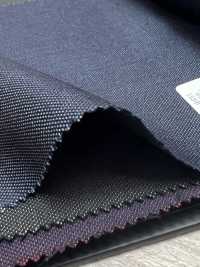 01163-42 25AW HERDREX [Lụa & Len] Lụa Và Len Xanh Navy Vải Trơn Không Hoạ Tiết Công Ty TNHH Kunishima Ảnh phụ
