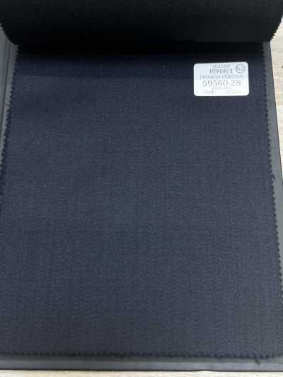 59560-28 26AW HERDREX 【PREMIUM VENETIAN】 Venetian cao cấp xanh navy đậm trơn