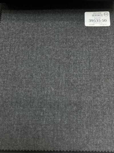 39535-50 26AW HERDREX 【SAXONY】 vải saxony màu xám trơn