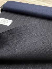 59431-26 25AW LỰA CHỌN TỐT NHẤT [N-STRETCH] N Co Giãn Navy X Purple Shadow Kẻ Sọc[Vải] Công Ty TNHH Kunishima Ảnh phụ