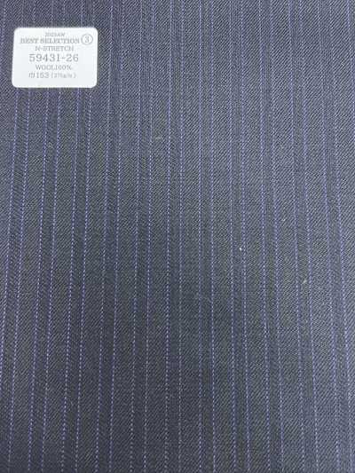 59431-26 26AW BEST SELECTION 【N-STRETCH】 N-STRETCH xanh navy x tím sọc chìm