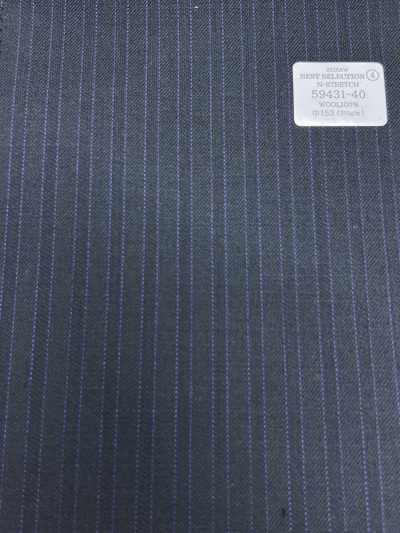59431-40 26AW BEST SELECTION 【N-STRETCH】 N-Stretch xanh navy đậm x tím sọc chìm
