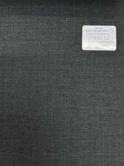 49465-55 26AW BEST SELECTION 【FANCY WORSTED】 Worsted kiểu fancy màu xám trơn