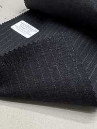 39467-42 25AW LỰA CHỌN TỐT NHẤT 【FANCY WORSTED】 Fancy Worsted Charcoal Gray Kẻ Sọc[Vải] Công Ty TNHH Kunishima Ảnh phụ