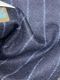 55CN5506 Áo Len CANONICO WORSTED FLANNEL XANH ĐẬM Kẻ Sọc[Vải] CANONICO Ảnh phụ