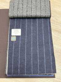 55CN5506 Áo Len CANONICO WORSTED FLANNEL XANH ĐẬM Kẻ Sọc[Vải] CANONICO Ảnh phụ