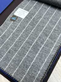 55CN5508 CANONICO JERSEY WORSTED FLANNEL Kẻ Sọc Phấn Xám Nhạt[Vải] CANONICO Ảnh phụ