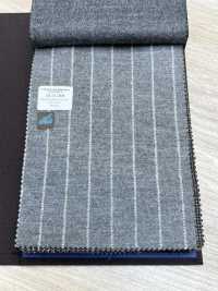 55CN5508 CANONICO JERSEY WORSTED FLANNEL Kẻ Sọc Phấn Xám Nhạt[Vải] CANONICO Ảnh phụ