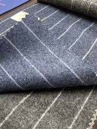 55CN5511 CANONICO FLANNEL 120'S Blue Kẻ Sọc[Vải] CANONICO Ảnh phụ