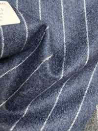 55CN5511 CANONICO FLANNEL 120'S Blue Kẻ Sọc[Vải] CANONICO Ảnh phụ
