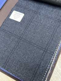 55CN5516 CANONICO MILLED TROPICAL Navy Glen Kẻ Caro[Vải] CANONICO Ảnh phụ