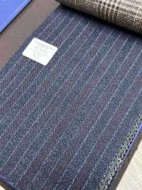 55CN5522 CANONICO 21μ MOULINE' SAXONY Navy Alternate Kẻ Sọc[Vải] CANONICO Ảnh phụ