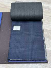 55CN5530 CANONICO PERENNIAL SUPER110'S Navy X Wine Glen Kẻ Caro[Vải] CANONICO Ảnh phụ