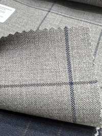 55CN5534 CANONICO PERENNIAL SUPER110'S Beige Windowpane[Vải] CANONICO Ảnh phụ